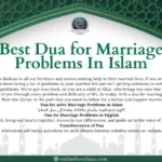 Best Dua for Marriage Problems In Islam